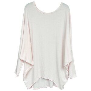 NWOT Women's JOLIE Dolman Pale Pink Tunic Top-‎ Size Large